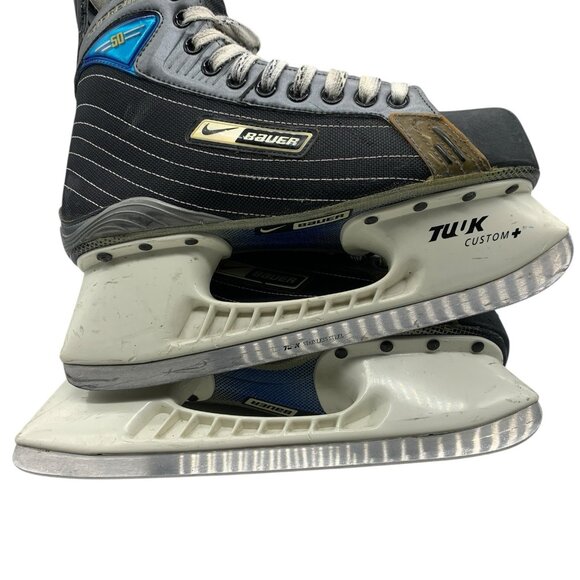 VTG Nike Bauer Supreme 50 Ice Hockey Skates Size 8.5 D US 10 EU 44 UK 9 - Picture 12 of 16